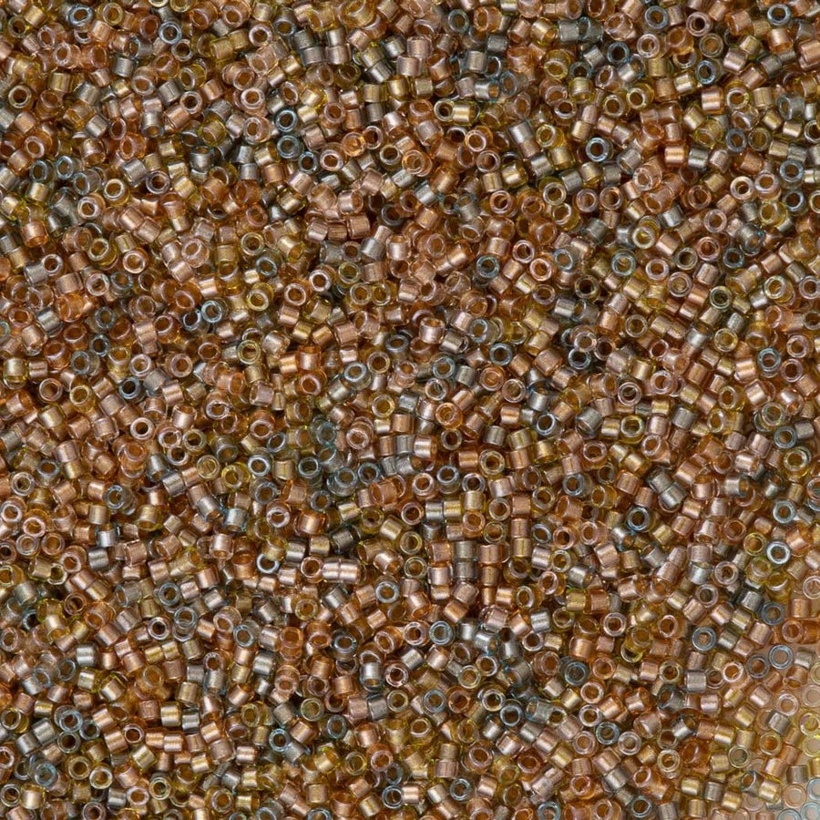 Miyuki Delica 11/0 DB0981 - Lined Metallic Mix, Miyuki Delica Beads,5 Gr Pack
