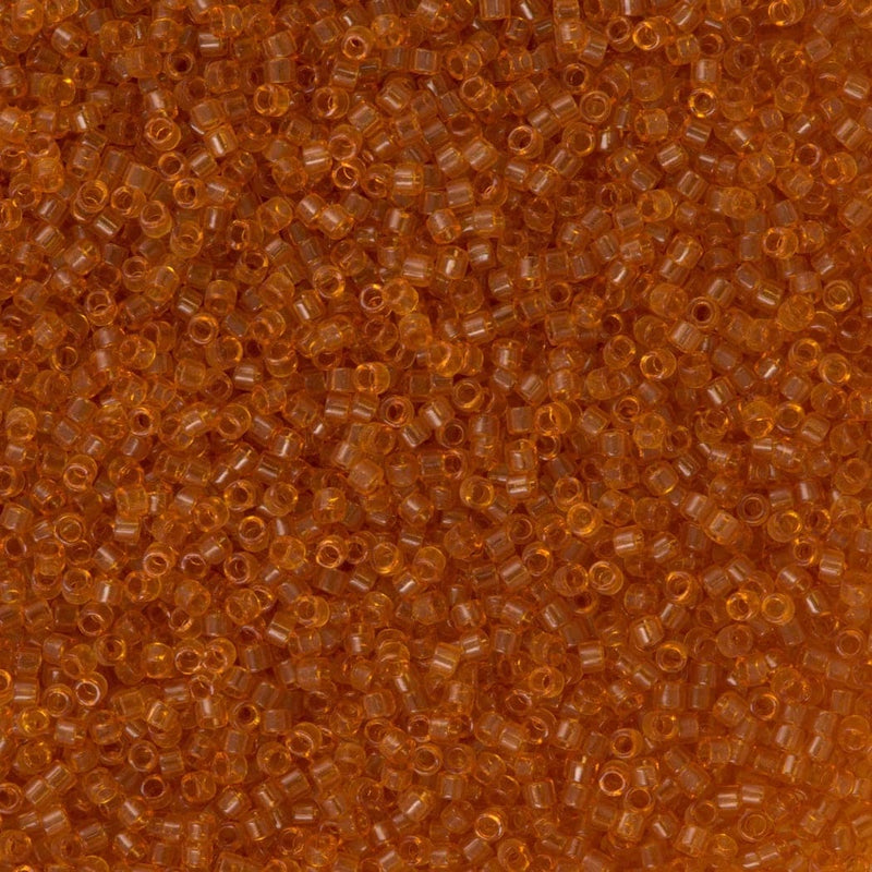 DB0704 - Transparent Dk.Tangerine, Miyuki Delica 11/0