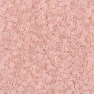 DB1263 - Matted Transparent Pink Mist, Miyuki Delica Beads,5 Gr Pack