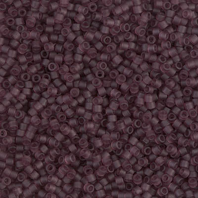 DB1264 - Matted Transparent Mauve, Miyuki Delica Beads,5 Gr Pack