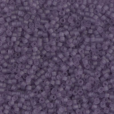 DB1265 - Matted Transparent Lt.Amethyst, Miyuki Delica Beads,5 Gr Pack