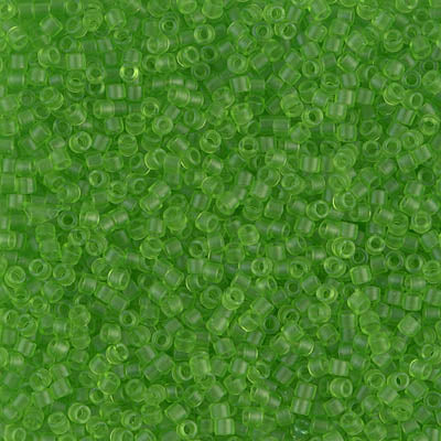 DB1266 - Matted Transparent Lime, Miyuki Delica Beads,5 Gr Pack