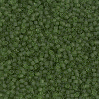 DB1267 - Matted Transparent Olive, Miyuki Delica 11/0