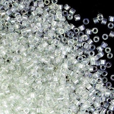 DB1671 - Pearl Lined Crystal AB, Miyuki Delica 11/0
