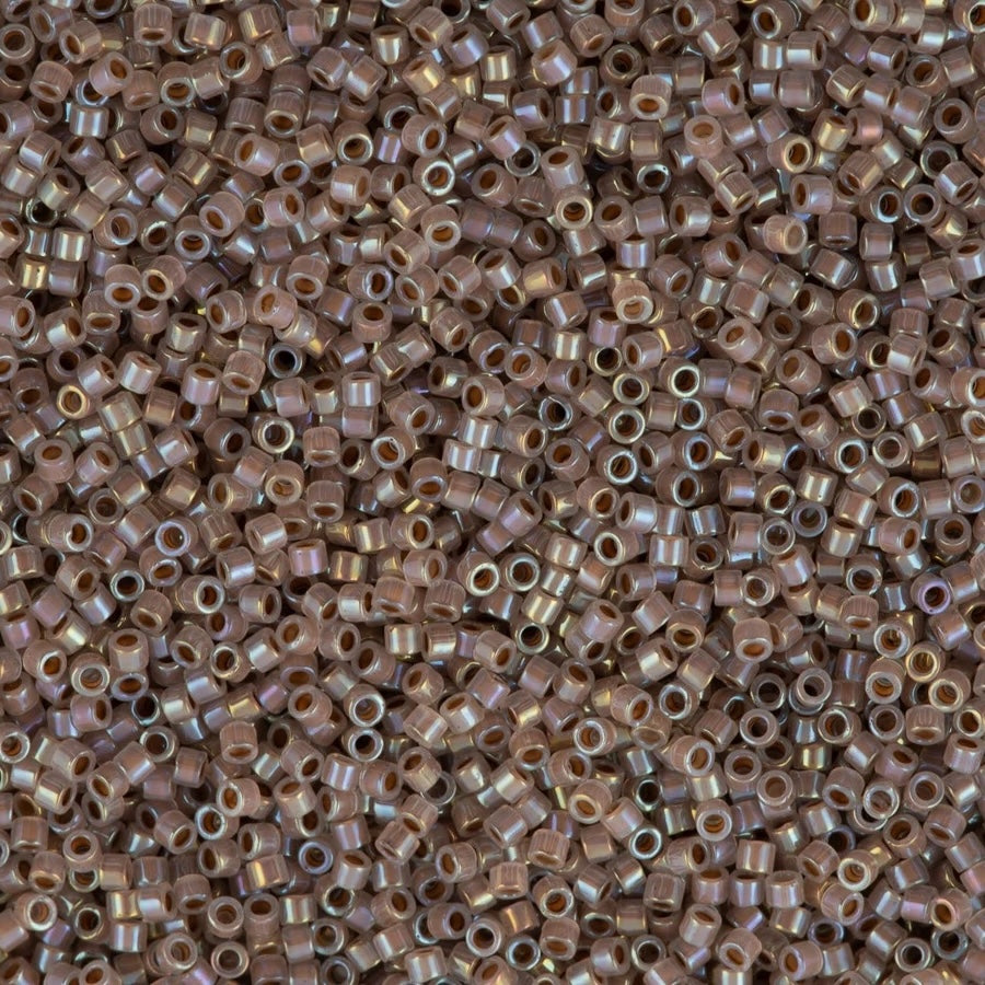 DB1749 - Cocoa Lined Opal AB, Miyuki Delica 11/0