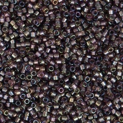 DB1760 - Sparkling Lined Smoky Amethyst AB, Miyuki Delica 11/0