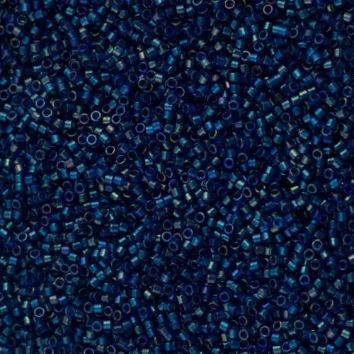 DB1763 - Emerald Lined Cobalt AB, Miyuki Delica 11/0