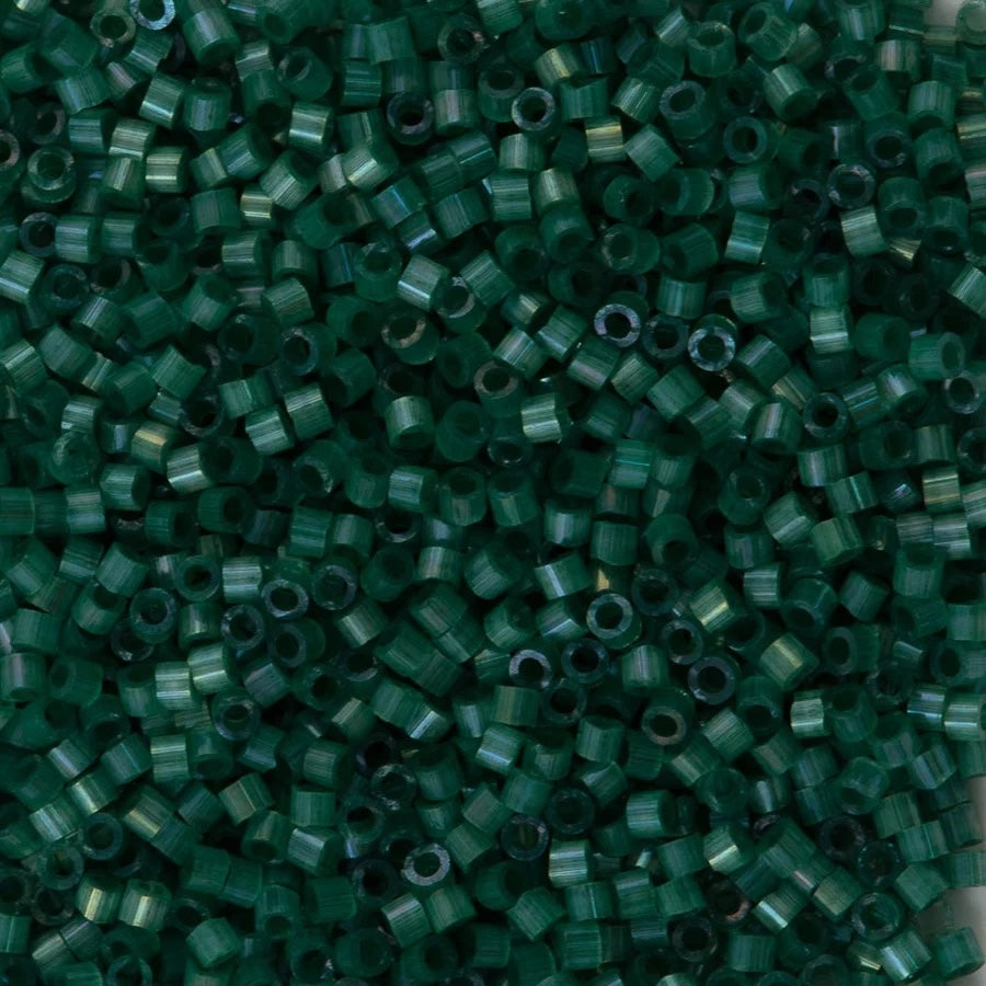 DB1814 - Dyed Emerald Silk Satin, Miyuki Delica  11/0