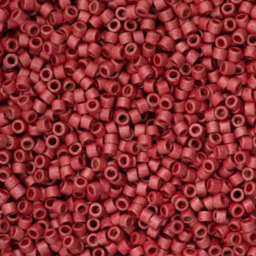 DB1841F - Duracoat Galvanized Matted Light Cranberry, Miyuki Delica  11/0