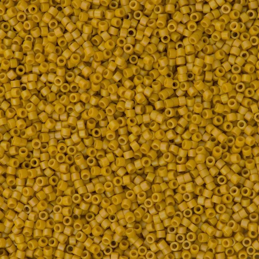 DB2302 - Matted Opaque Glazed Citron AB, Miyuki Delica 11/0