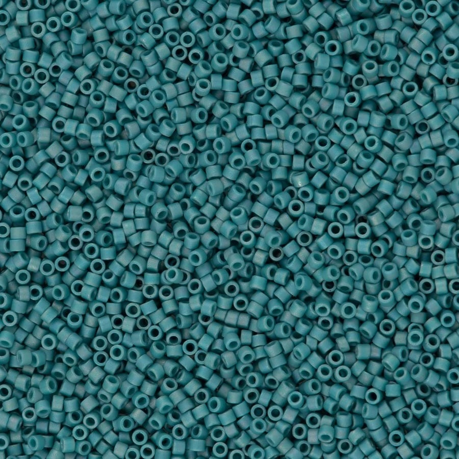 DB2315 - Matted Opaque Glazed Nile Blue AB Miyuki Delica 11/0