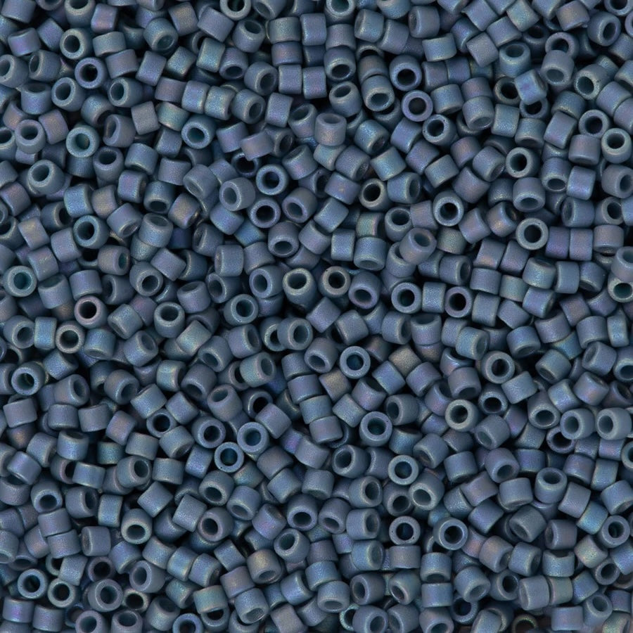 DB2316 - Matted Opaque Glazed Moody Blue AB, Miyuki Delica 11/0