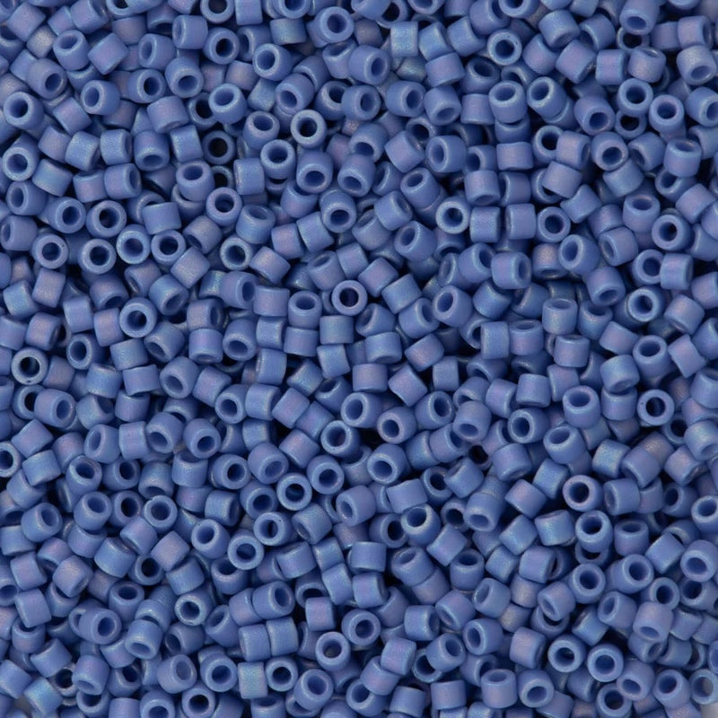 DB2318 - Matted Opaque Glazed Mermaid Blue AB, Miyuki Delica 11/0