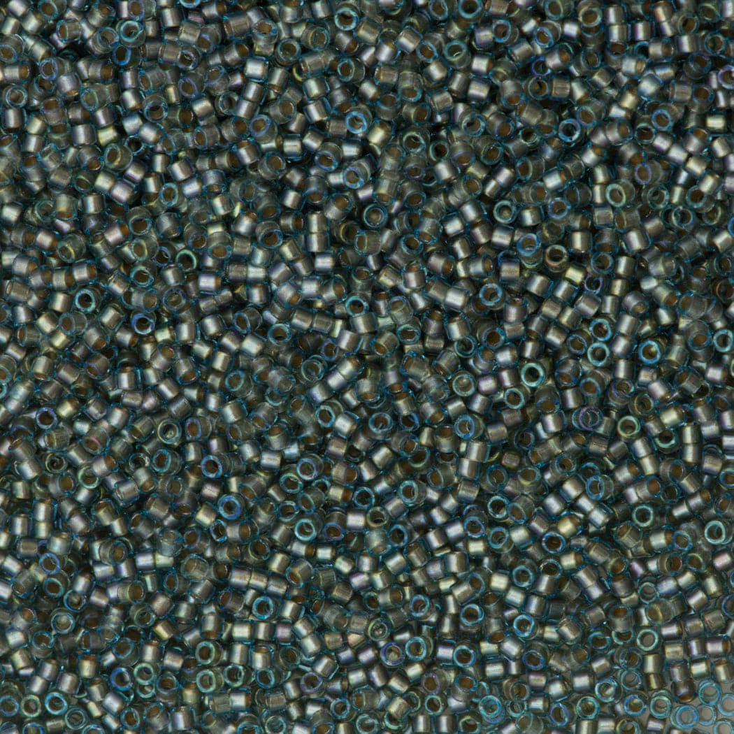 DB2379 Fancy Lined Blue Silver, Miyuki Delica 11/0
