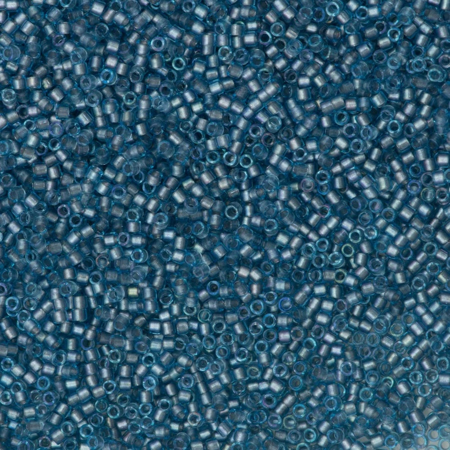 DB2383 Fancy Lined Silver Sky, Miyuki Delica 11/0