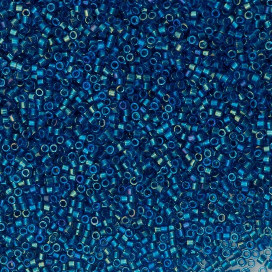 DB2385 - Fancy Lined Teal Blue, Miyuki Delica 11/0