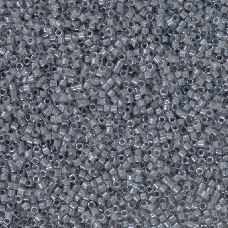DB2392 - Fancy Lined Pearl Grey, Miyuki Delica 11/0