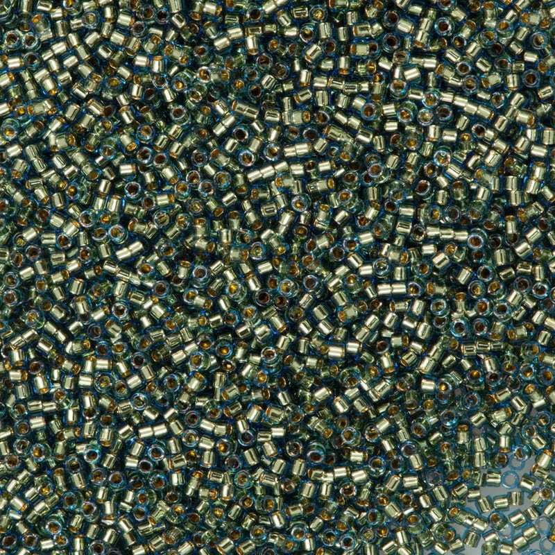 DB2523 - 24KT Gold Lined Lt.Blue, Miyuki Delica 11/0