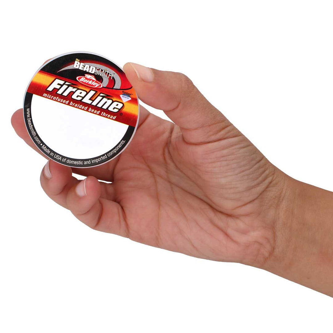 FIRELINE Crystal Beading Thread – 4LB &amp; 6LB, 15 Yards per Spool (2-Pack)