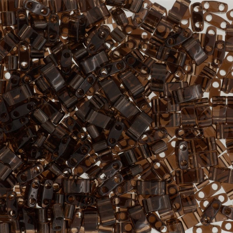 Miyuki Half Tila Beads HTL0135 Transparent Brown,