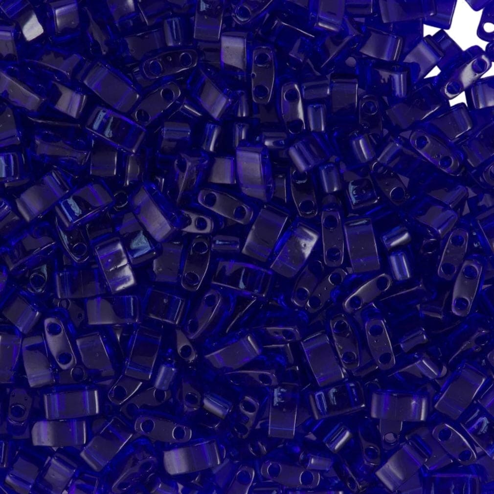 Miyuki Half Tila Beads HTL0151 Transparent Cobalt