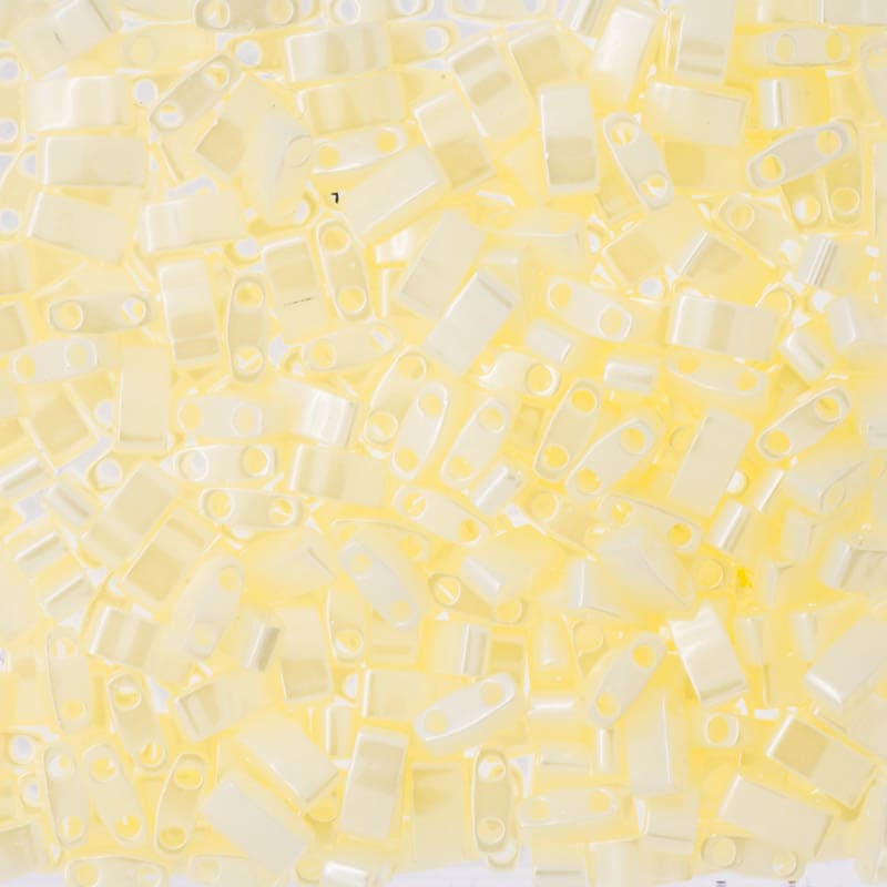 Miyuki Half Tila Beads HTL0513 Butter Cream Ceylon