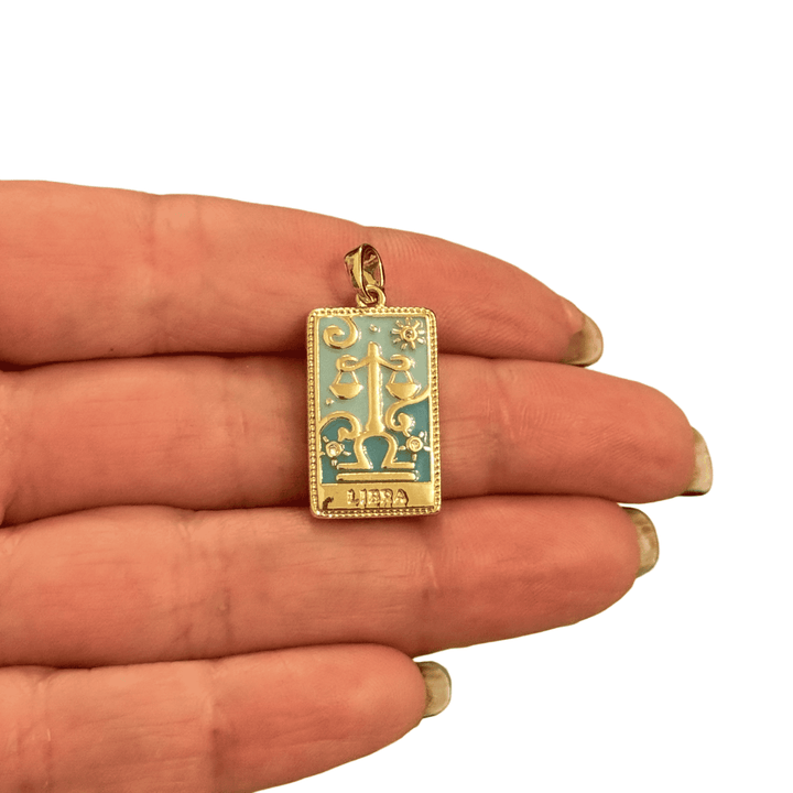 24Kt Gold Plated Waterproof Stainless Steel Zodiac Charm, Pendant