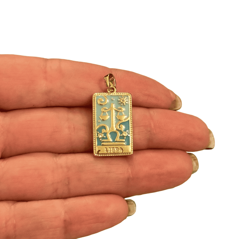 24Kt Gold Plated Waterproof Stainless Steel Zodiac Charm, Pendant