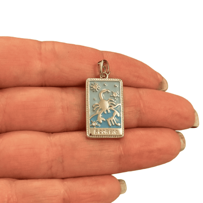 Waterproof Stainless Steel Zodiac Charm, Pendant