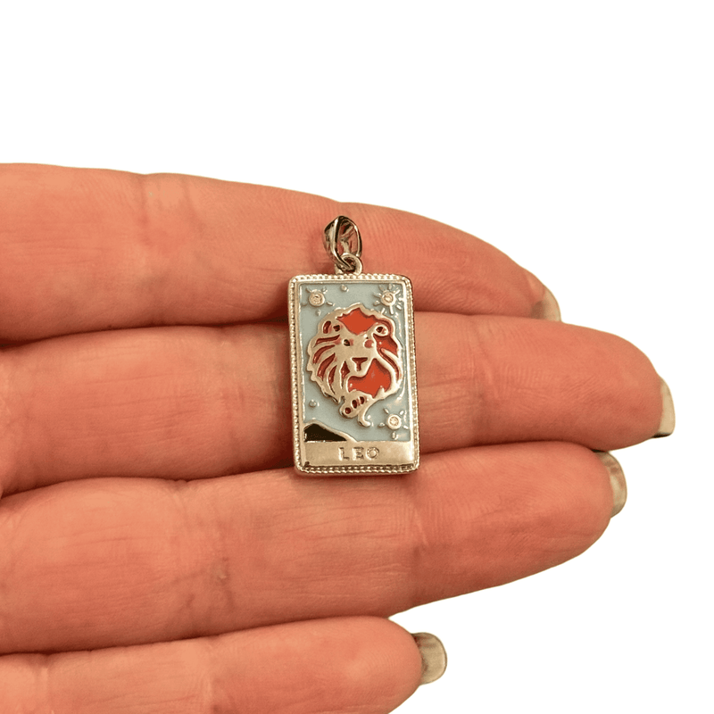 Waterproof Stainless Steel Zodiac Charm, Pendant