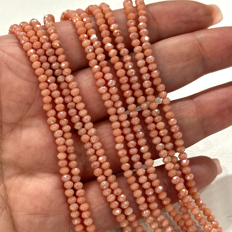 Crystal faceted rondelle 2mm Beads, PBC2C31