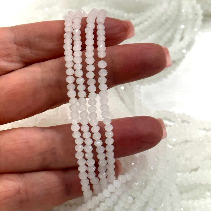 Crystal faceted rondelle 3mm Beads, PBC3C79,