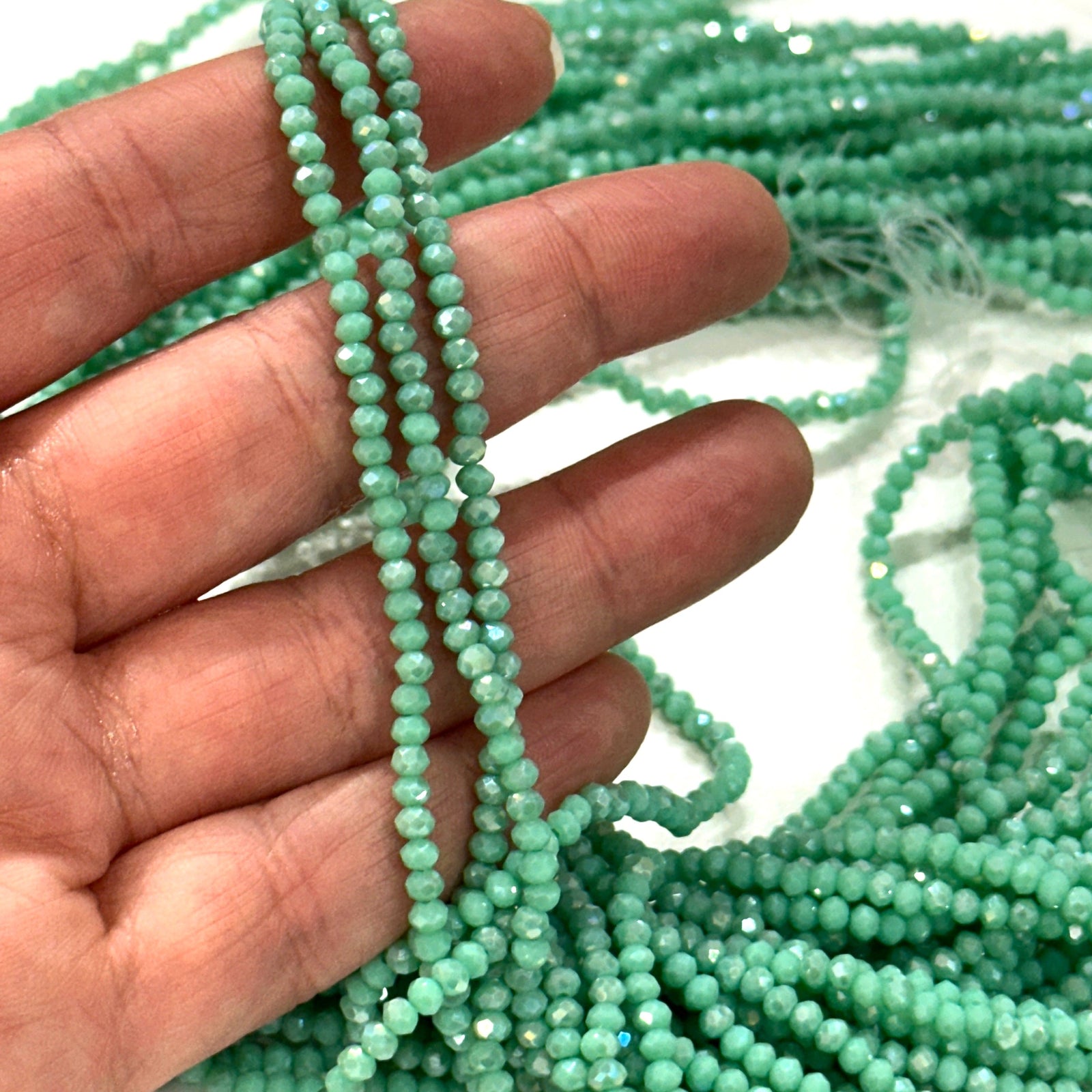 Crystal faceted rondelle 2mm Beads, PBC2C25