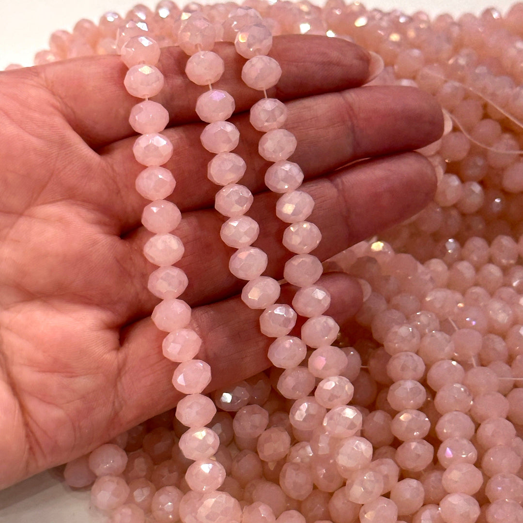 Crystal faceted rondelle 8mm Beads, PBC8C90