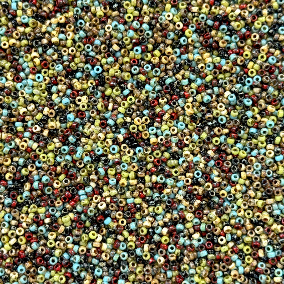 Miyuki Seed Beads 15/0, Picasso Harmony Ensemble Mix, 5 Gr