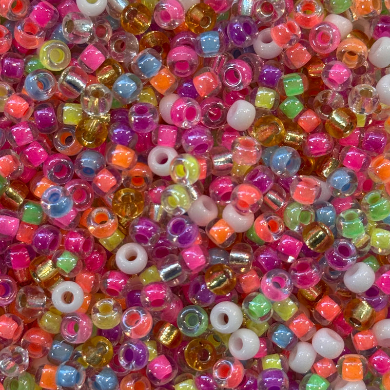 Miyuki Seed Beads 6/0 Candy Carnival Sparkle Mix  (10g Pack)