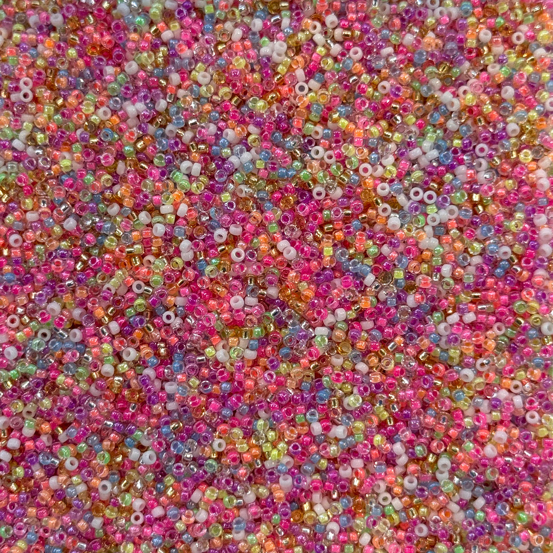 Miyuki Seed Beads 15/0, Candy Carnival Sparkle Mix, 10Gr Pack-NEW!!!