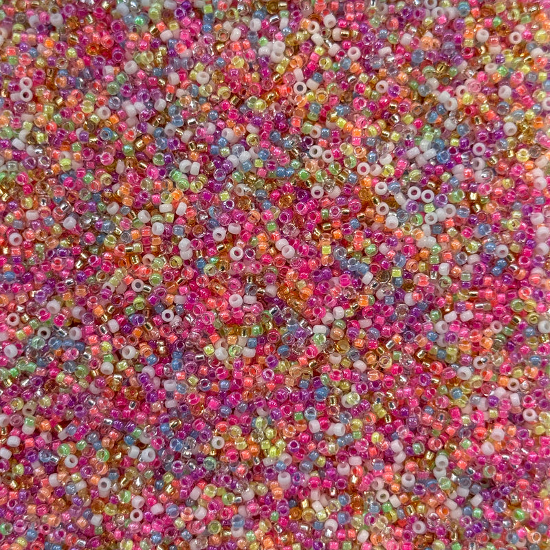 Miyuki Seed Beads 15/0, Candy Carnival Sparkle Mix, 10Gr Pack-NEW!!!