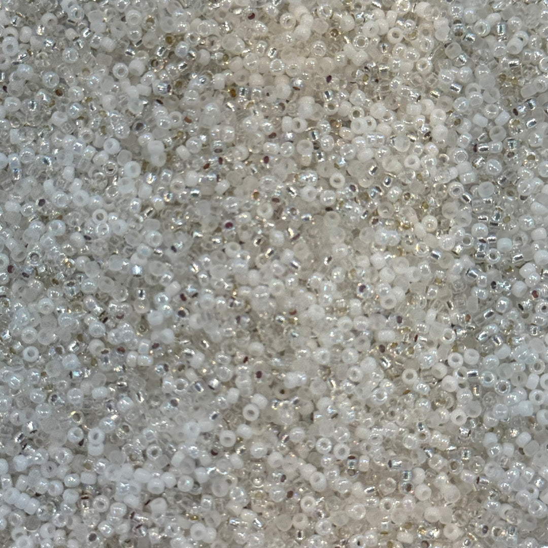 Miyuki Seed Beads 15/0, Snow Crystal Mix, 10Gr Pack-NEW!!!