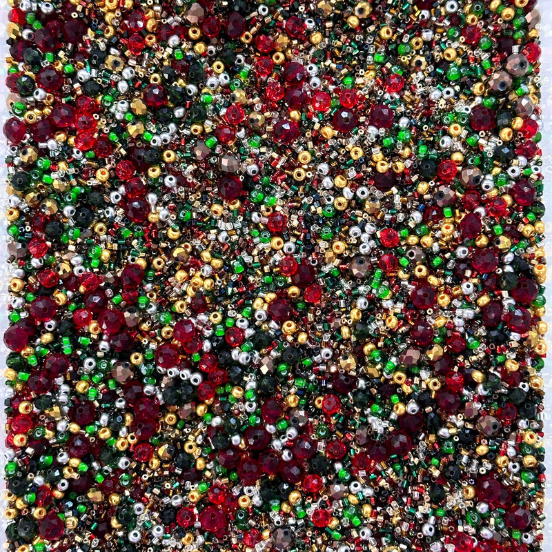 Winter Wonderland Sparkle Bead Mix (100g Pack) - Various Sizes