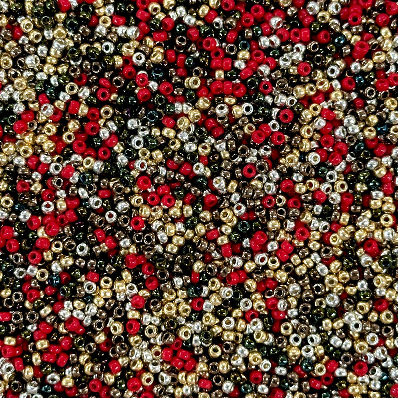 Miyuki Seed Beads 11/0 Festive Forest Elegance Mix , 10Gr Pack-NEW!!!