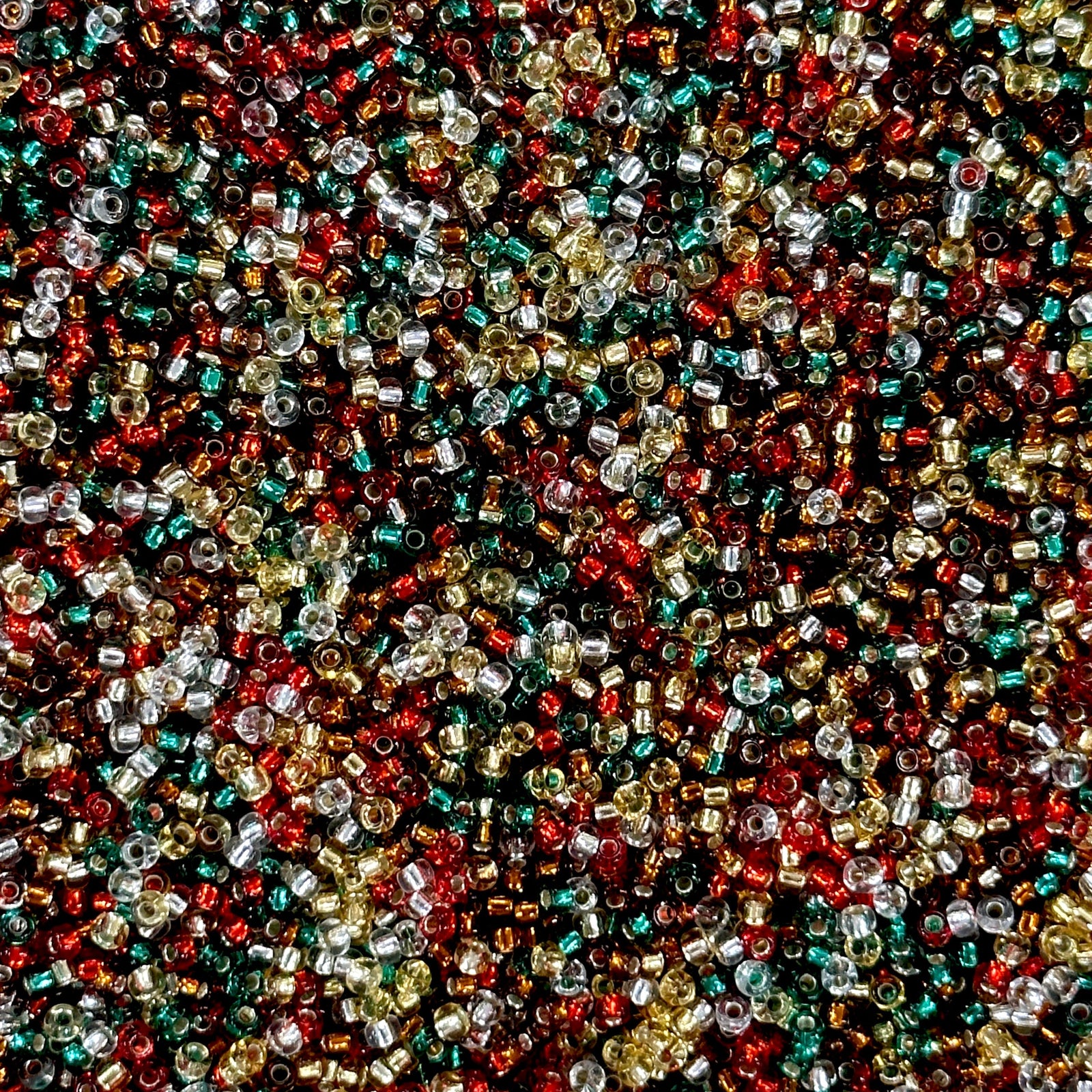 Miyuki Seed Beads 11/0 Golden Holiday Sparkle Mix , 10Gr Pack-NEW!!!