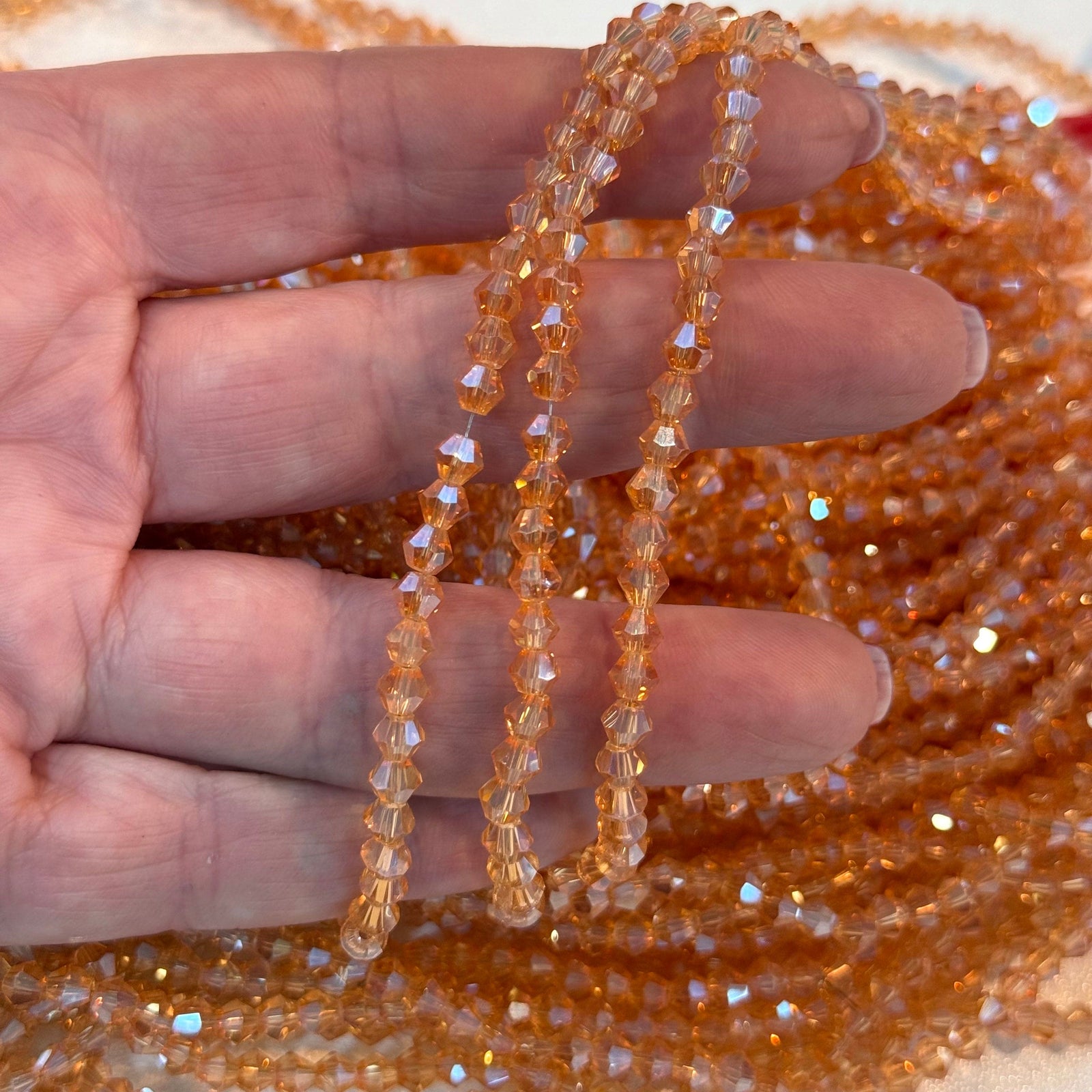 4mm Crystal Bicone Beads, PBC4B56