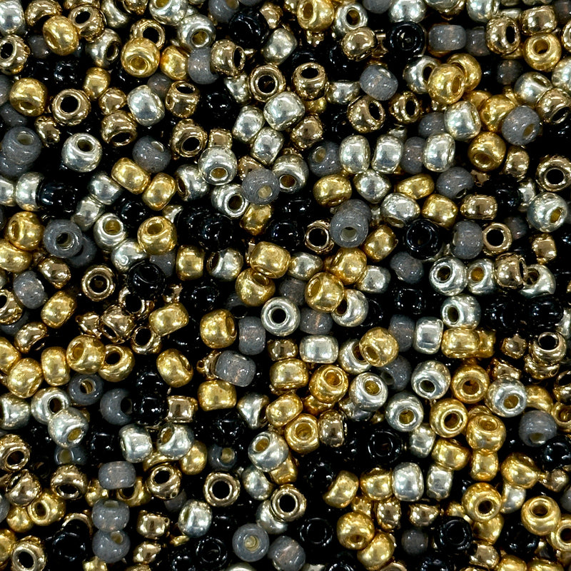 Miyuki Seed Beads 6/0 Mystic Metallics Bead Mix (10g Pack)