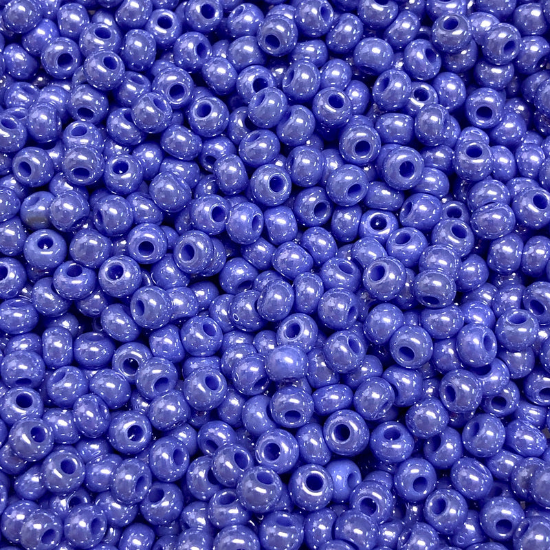 Preciosa Seed Beads 6/0 Rocailles-Round Hole-100 Gr,38020 Opaque Blue Sfinx