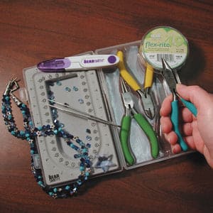 Ultimate Beader's Mini Travel Kit, Beader's Tool Kit With Storage Box