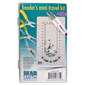 Ultimate Beader's Mini Travel Kit, Beader's Tool Kit With Storage Box