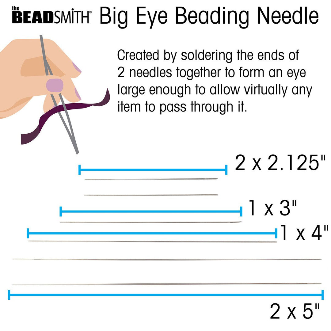 Big Eye Beading Needles 