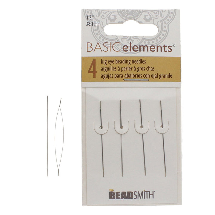 Big Eye Beading Needles by Beadsmith Large Hole Needle