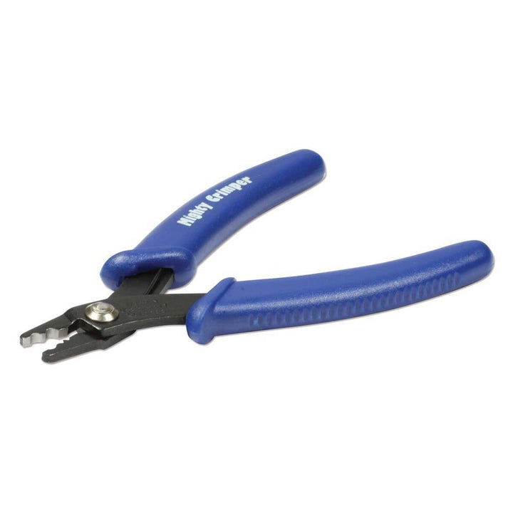 BeadSmith Jumbo Crimping Pliers for 3 mm Crimp Tubes – 130 mm, Blue Handles
